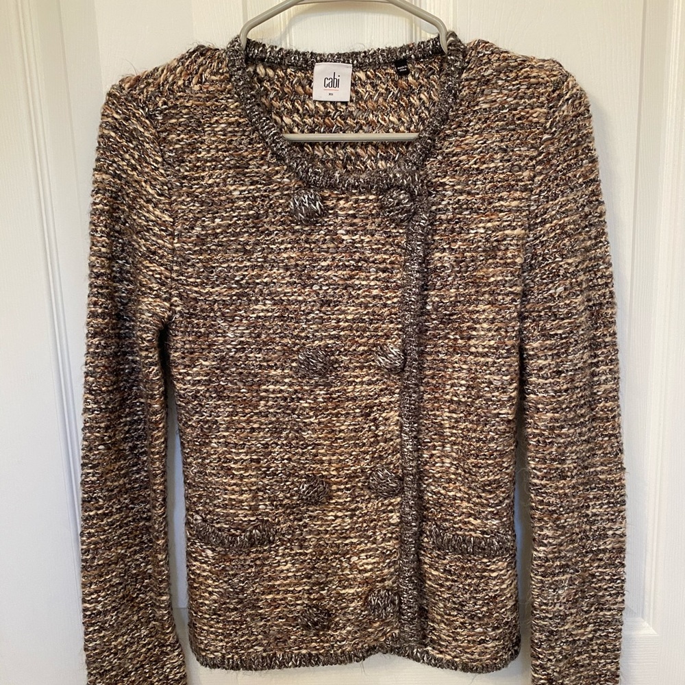 Cabi Ritz cardigan double breasted sweater size XS